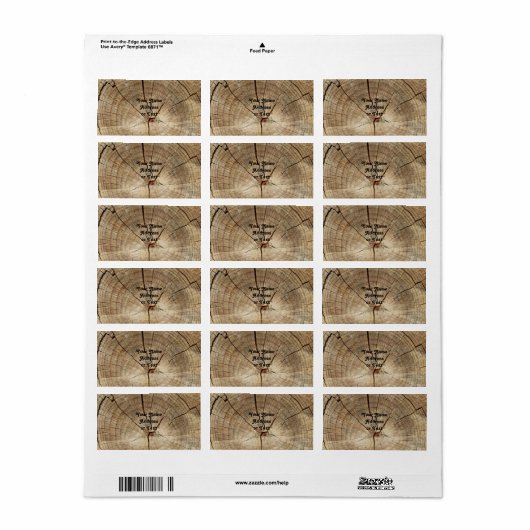 Achtergrond van tekenreeksen etiket (Full Sheet)