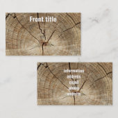 Achtergrond van tekenreeksen visitekaartje (Voorkant / Achterkant)