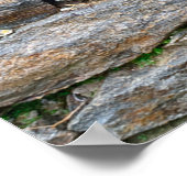 achtergrond van verlaten steenwandtextuur, een poster (Hoek)