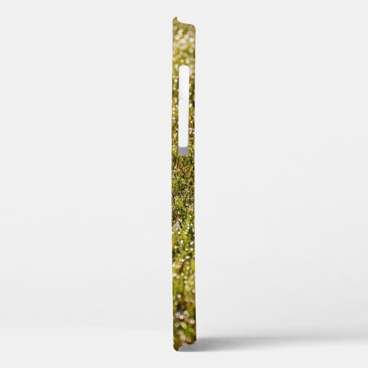 Achtergrond van verse groene lentegroengras met bo Case-Mate iPhone case (Achterkant / Links)
