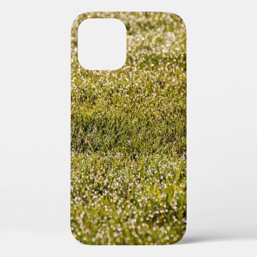 Achtergrond van verse groene lentegroengras met bo Case-Mate iPhone case (Achterkant)
