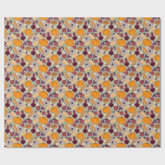 Achtergrond van verse groenten cadeaupapier (Vlak)