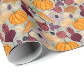 Achtergrond van verse groenten cadeaupapier (Rol Hoek)