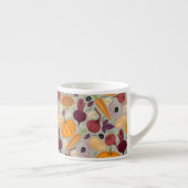 Achtergrond van verse groenten espresso kop (Rechts)