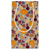 Achtergrond van verse groenten klein cadeauzakje (Voorkant)