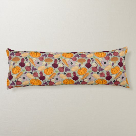 Achtergrond van verse groenten lichaamskussen (Achterkant)