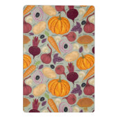 Achtergrond van verse groenten mini klembord (Achterkant)