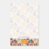 Achtergrond van verse groenten post-it® notes (Voorkant)
