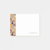 Achtergrond van verse groenten post-it® notes (Voorkant)