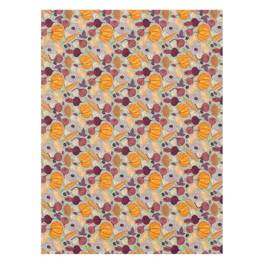 Achtergrond van verse groenten tafelkleed (Voorkant)