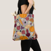 Achtergrond van verse groenten tote bag (Dichtbij)