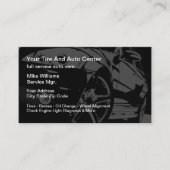 Achtergrond van Visitekaartje over thema voor auto (Voorkant)