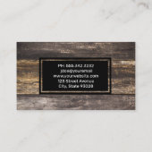 Achtergrond van vleugelplanken visitekaartje (Achterkant)