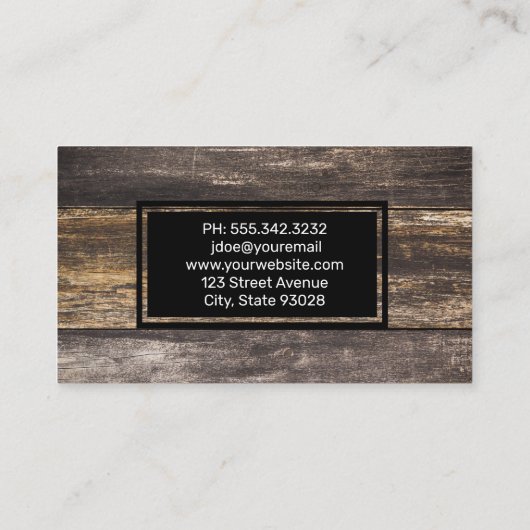 Achtergrond van vleugelplanken visitekaartje (Achterkant)