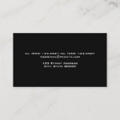 Achtergrond van vleugelplanken visitekaartje (Achterkant)