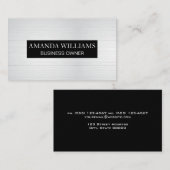 Achtergrond van vleugelplanken visitekaartje (Voorkant / Achterkant)