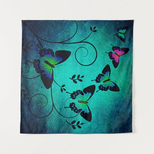 Achtergrond van vlinder textuur wandkleed (Voorkant (horizontaal))