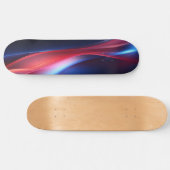 Achtergrond van vloeiende kleurrijke vormen persoonlijk skateboard (Horizontaal)