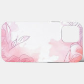 Achtergrond van waterverf vloeistof Case-Mate iPhone case (Achterkant (horizontaal))
