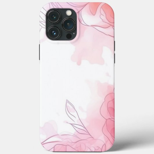 Achtergrond van waterverf vloeistof Case-Mate iPhone case (Achterkant)