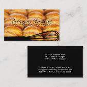 Achtergrond van whisky en banketbakkerswerk visitekaartje (Voorkant / Achterkant)