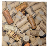 Achtergrond van wijnkurken tegeltje (Voorkant)