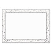 Achtergrond van witte frank voor faux kaart (Achterkant)