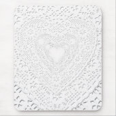 Achtergrond van witte frank voor faux muismat (Voorkant)