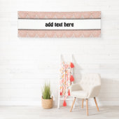 Achtergrond van witte frank voor faux spandoek (Insitu)