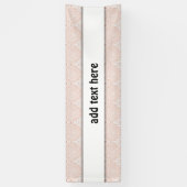 Achtergrond van witte frank voor faux spandoek (Verticaal)