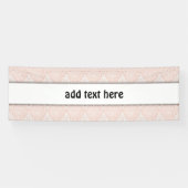 Achtergrond van witte frank voor faux spandoek (Horizontaal)