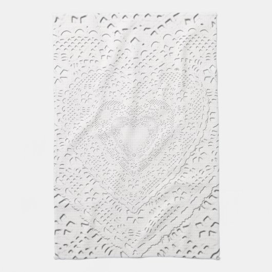 Achtergrond van witte frank voor faux theedoek (Verticaal)