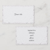 Achtergrond van witte frank voor faux visitekaartje (Voorkant / Achterkant)