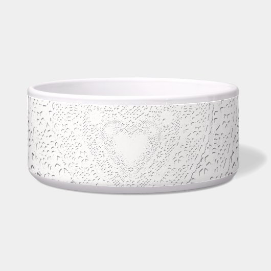Achtergrond van witte frank voor faux voerbakje (Voorkant)