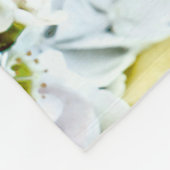 Achtergrond van zomerbloem, bloesems fleece deken (Hoek)