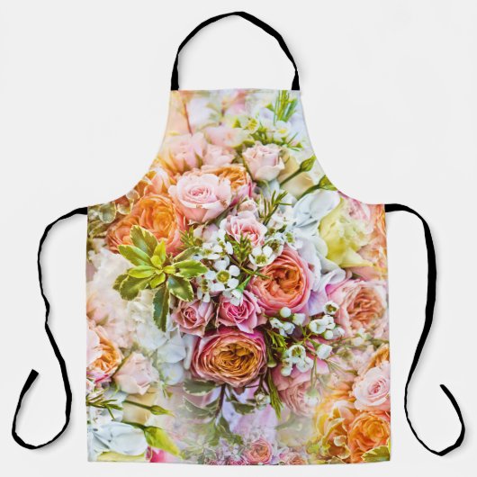Achtergrond van zomerbloem, bloesems schort (Voorkant)
