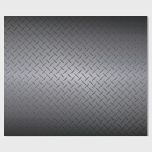 Achtergrond van zwart-wit tot grijs Fade Diamondpl Cadeaupapier (Vlak)