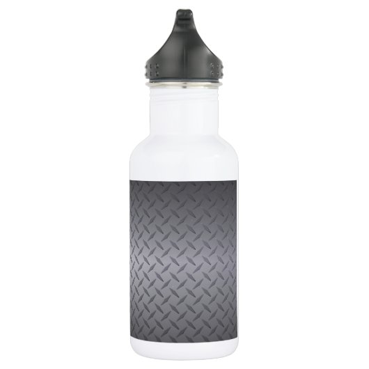 Achtergrond van zwart-wit tot grijs Fade Diamondpl Waterfles (Rechts)