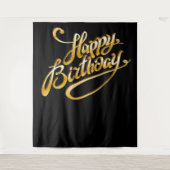 Achtergrond verjaardag wandkleed (Voorkant)