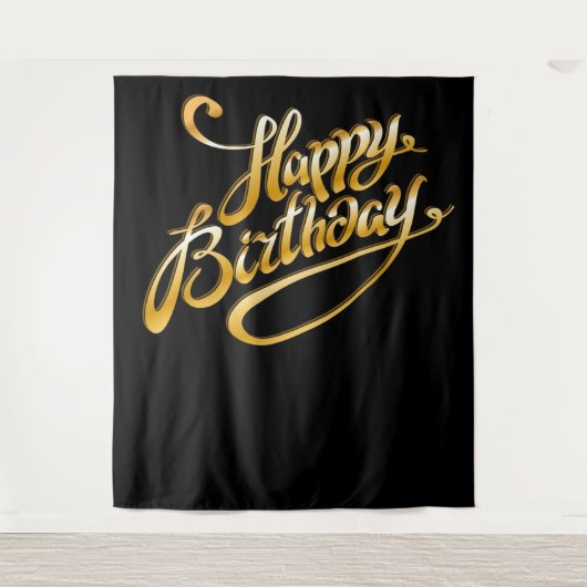 Achtergrond verjaardag wandkleed (Voorkant)