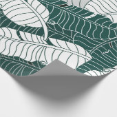  achtergrond verlaat patroonontwerp illustratie cadeaupapier (Hoek)