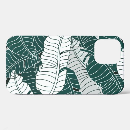 achtergrond verlaat patroonontwerp illustratie Case-Mate iPhone case (Achterkant (horizontaal))
