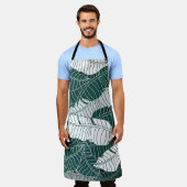 achtergrond verlaat patroonontwerp illustratie schort (Gedragen)