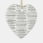 Achtergrond verloren gewicht keramisch ornament (Rechts)