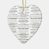 Achtergrond verloren gewicht keramisch ornament (Links)