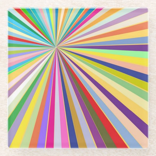 Achtergrond, vers gestript glazen onderzetter (Voorkant)