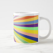 Achtergrond, vers gestript grote koffiekop (Rechts)