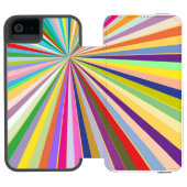 Achtergrond, vers gestript incipio iPhone portemonnee hoesje (Agenda Open)