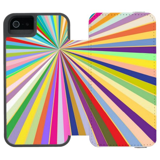 Achtergrond, vers gestript incipio iPhone portemonnee hoesje (Agenda Open)