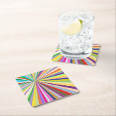 Achtergrond, vers gestript kartonnen onderzetters (Insitu)